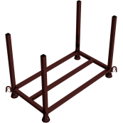 Stackable pallet | for base plates | painted